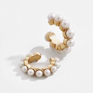 NWT BaubleBar Clasina Pearl Ear Cuff
